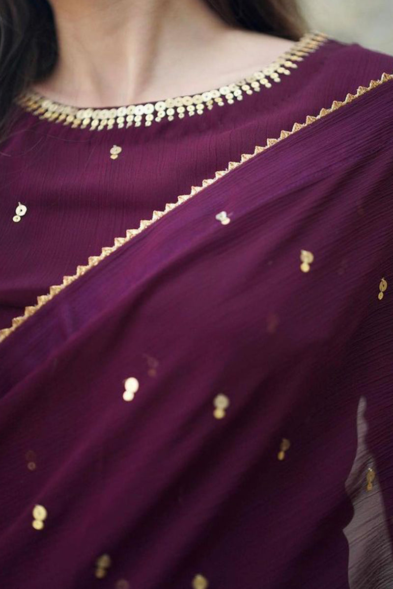 PURPLE SAREE