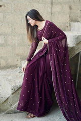 PURPLE SAREE