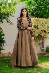 MAXI AND EMBROIDERED JACKET