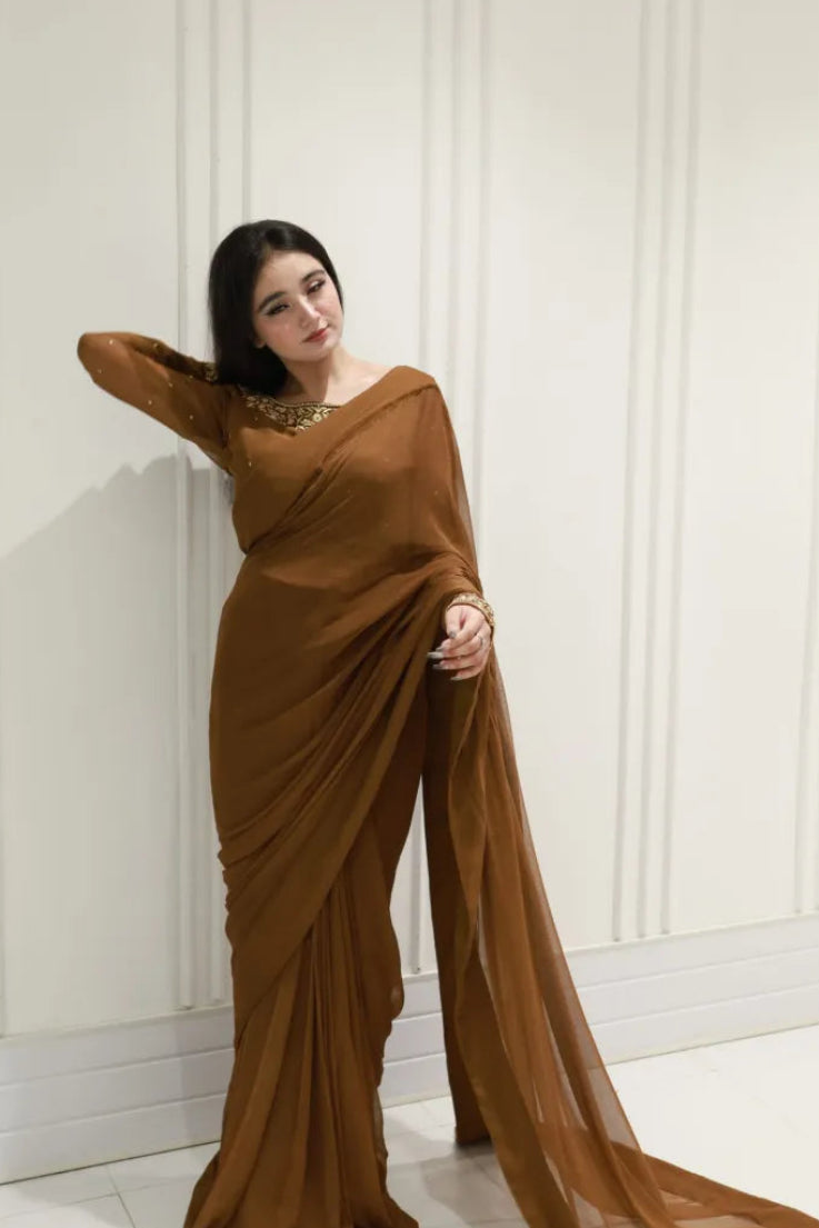Cocoa Royale Saree