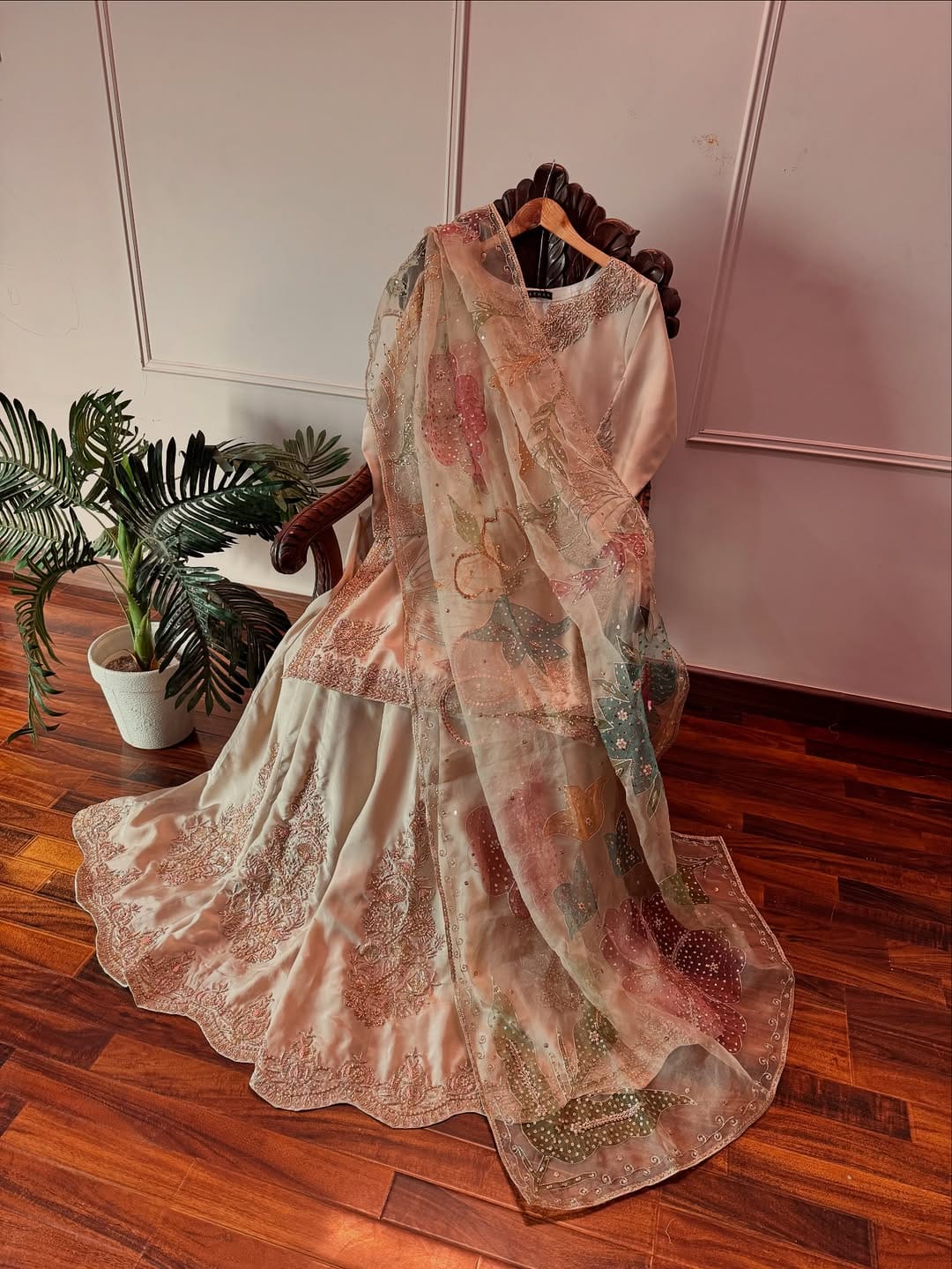 Ivory Royale Sharara Set