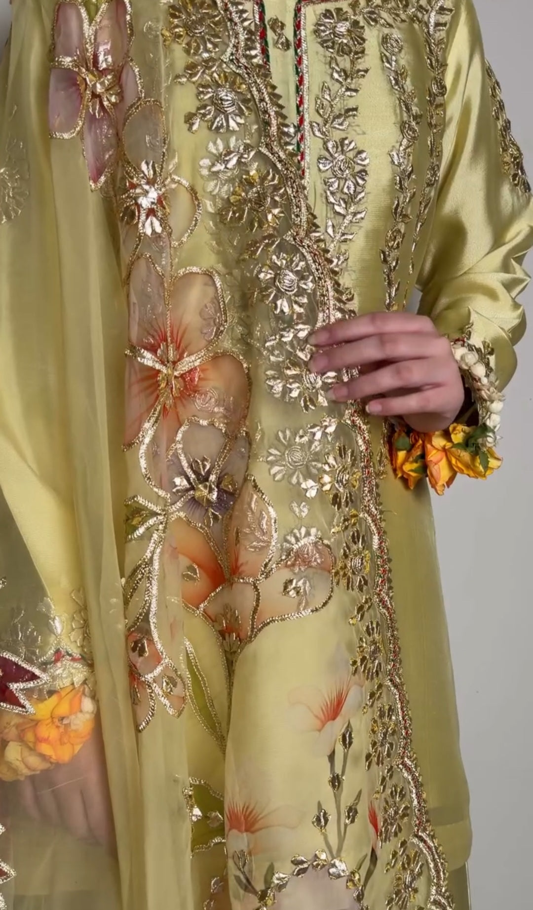A Symphony of Gold & Florals